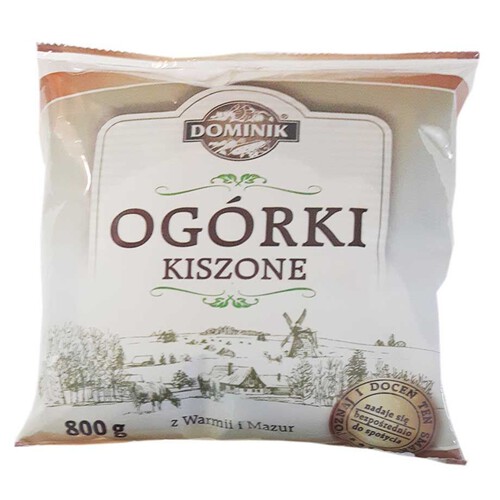 Ogórki kiszone Dominik 800 g