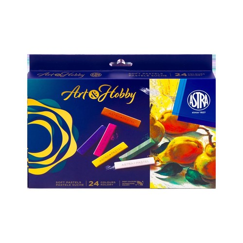 Pastele suche Art&Hobby 24 kolory ASTRA 24 sztuki