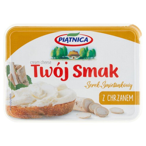 Twój Smak serek z chrzanem Piątnica 135 g