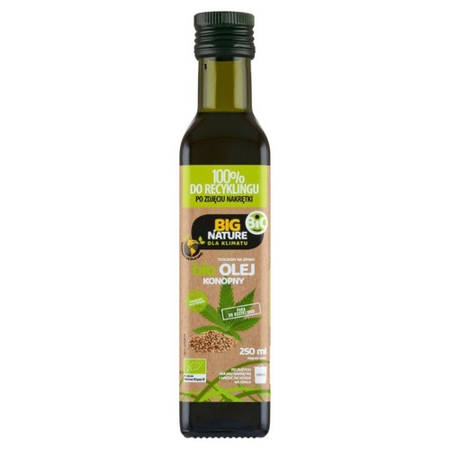 Bio Olej konopny   Big Nature 250 ml