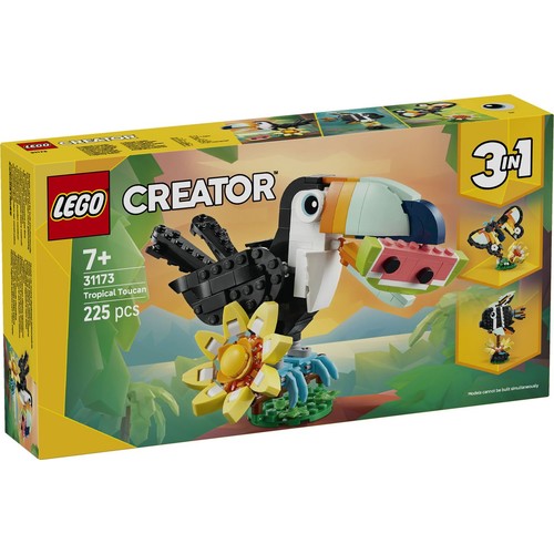 Creator 3 w 1 Dzikie zwierzęta: Tropikalny tukan 31173 LEGO 1 sztuka