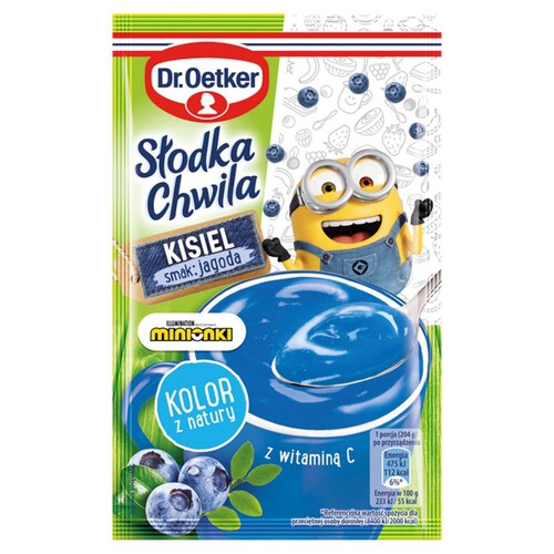 Słodka chwila kisiel o smaku jagodowym Dr. Oetker 29 g