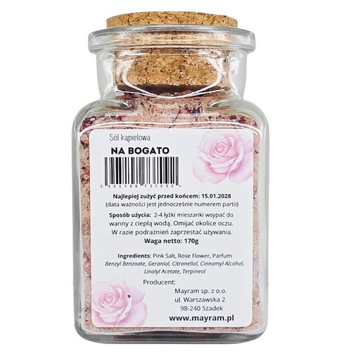 Sól kąpielowa Na bogato Mayram 170 g