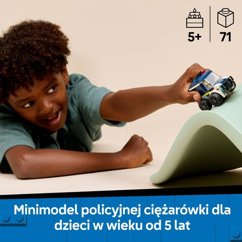 City Pojazdy — Ciężarówka policyjna 60481, zestaw konstrukcyjny LEGO 1 sztuka