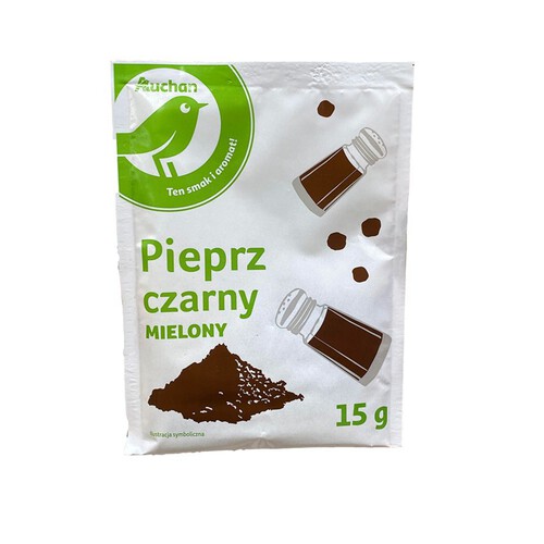 Pieprz czarny mielony Auchan 15 g 