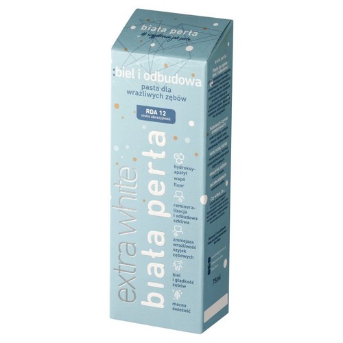 Pasta do zębów Biel i odbudowa Biała Perła 75 ml
