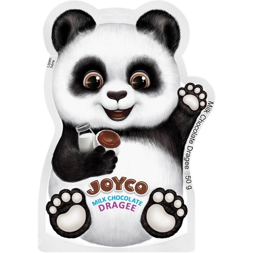 Draże w mlecznej czekoladzie Panda JOYCO 50 g