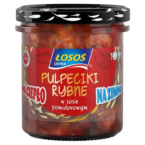 Pulpeciki rybne w sosie pomidorowym  Łosoś Ustka 300 g