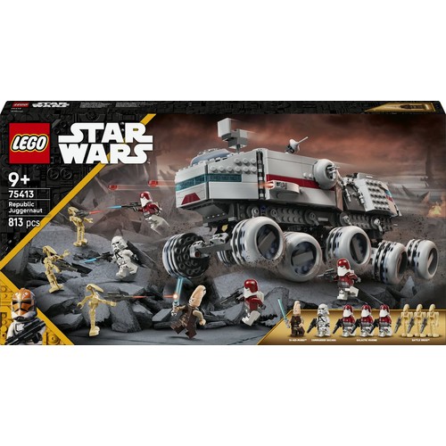 Star Wars: Wojny klonów Czołg Republiki Juggernaut 75413 LEGO 1 sztuka