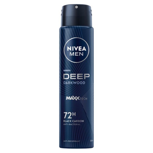 Antyperspirant w sprayu Deep Darkwood NIVEA MEN 250 ml