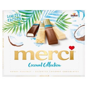 Czekoladki z nadzieniem o smaku kokosowym Merci 250 g