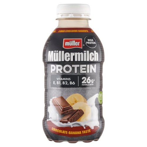 Mullermilch Protein o smaku czekoladowo - bananowym  Müller 400 g