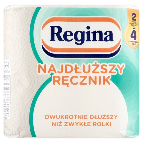 Najdłuższy ręcznik. Ręcznik kuchenny Regina 2 rolki