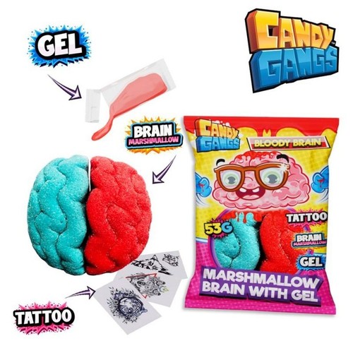 Pianka marshmallow z żelem Bloody Brain CandyGangs 53 g