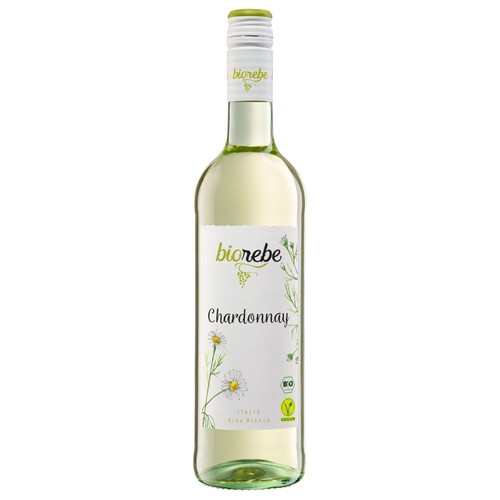 BIO Chardonnay wino białe wytrawne Biorebe 750 ml