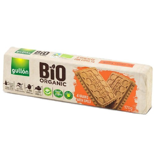 BIO Ciastka z 4 - ziarnami Gullon 170 g