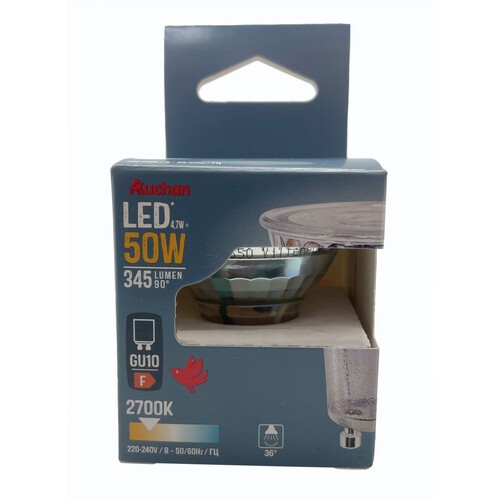 Żarówka LED GU10 50W ciepła Auchan 1 sztuka