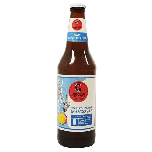 Piwo bezalkoholowe Mango Ale alk.0.0% obj. Browar Grodzisk 500 ml
