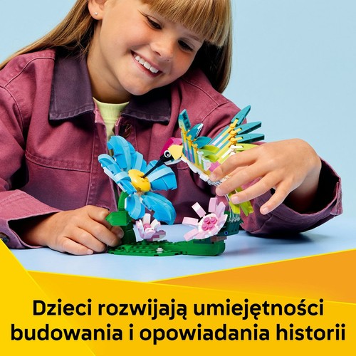Creator 3 w 1 Dzikie zwierzęta: kolorowy koliber 31384 LEGO 1 sztuka