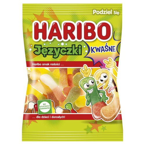 Żelki kwaśne języczki Haribo 160 g