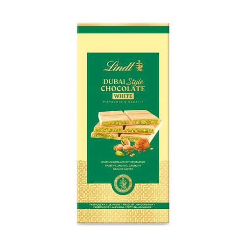 Czekolada Dubai Style White Lindt 150 g