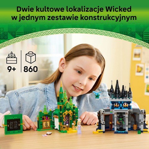 Zabawka konstrukcyjna Wicked Emerald City i Kiamo Ko Castle 75689 LEGO 1 sztuka