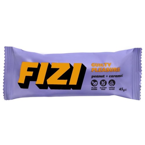 Baton orzechowy z karmelem w polewie czekoladowej bezglutenowy Fizi 45 g