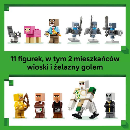 Minecraft Najazd przywoływaczy na wioskę 21596 LEGO 1 sztuka