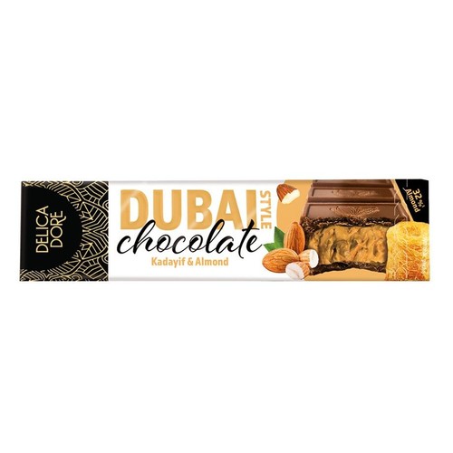 Czekolada Dubai mleczna z kadayif i migdałami Delica Dore 70 g