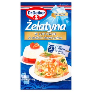 Żelatyna w listkach Dr.Oetker 10 g
