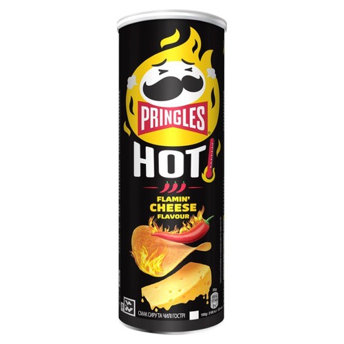 Chipsy Hot Flamin Cheese   Pringles 160 g