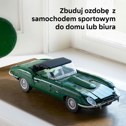 Icons Jaguar E-Type 11381, model samochodu sportowego LEGO 1 sztuka