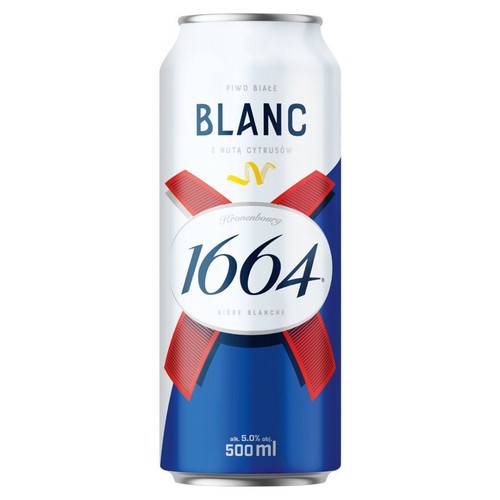 Piwo białe alk. 5,0% obj.  1664 500 ml