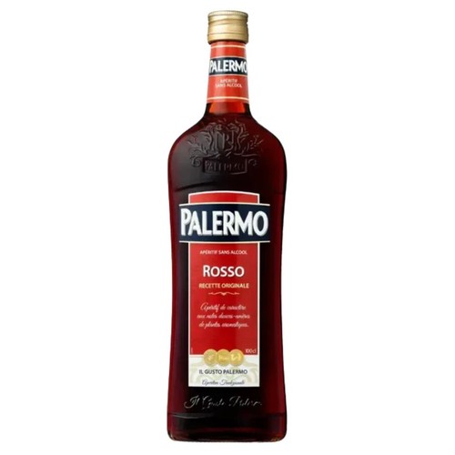 Wino bezalkoholowe Rosso alk. 0% obj. Palermo 1 l