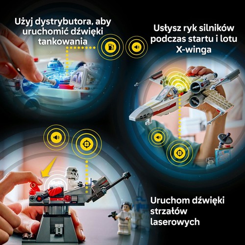 Star Wars SMART Play: X-Wing Czerwona Piątka Luke’a 75423 LEGO 1 sztuka