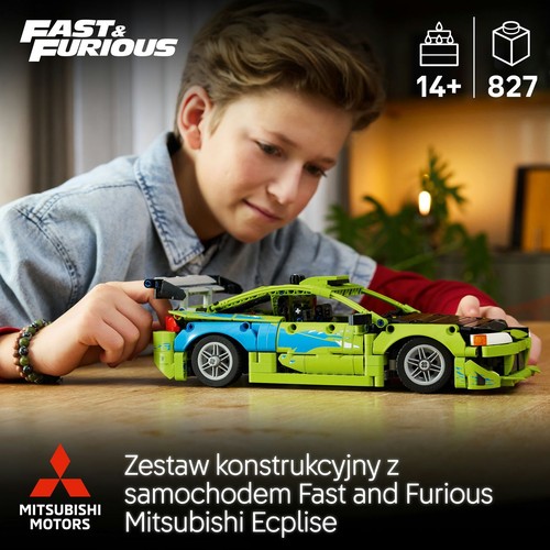 Technic Samochód Fast and Furious Mitsubishi Eclipse 42229 LEGO 1 sztuka
