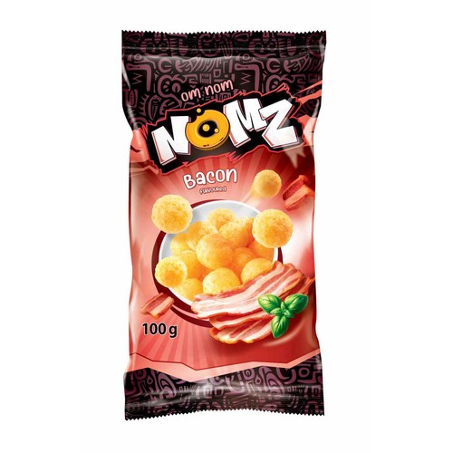 Chrupki kukurydziane bacon NOMZ 100 g