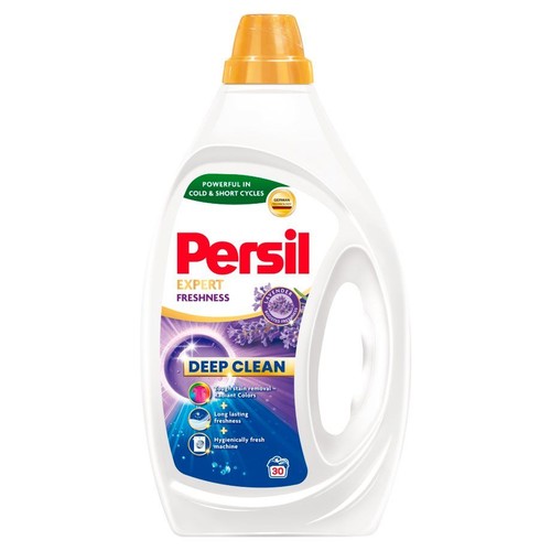 Płyn do prania Persil Deep Clean Lavender, 30 prań. Zapewnia ekspertową świeżość i usuwa plamy.