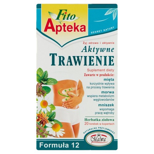 Aktywne trawienie herbata ziołowa  Fito Apteka 20 torebek