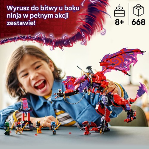 NINJAGO® Smok chaosu Kiełogrzmot 71832 LEGO 1 sztuka