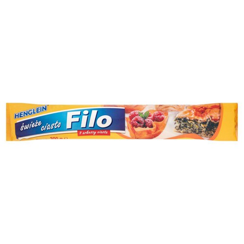 Świeże ciasto filo. 7 arkuszy ciasta Henglein 300 g