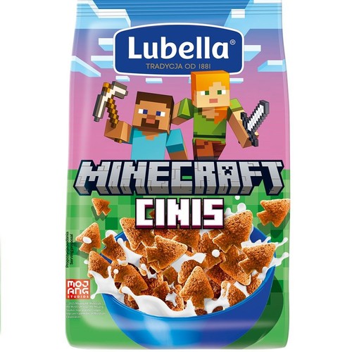 Płatki śniadaniowe cynamonowe Minecraft    Lubella 400 g