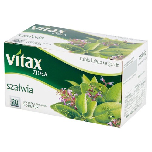 Szałwia herbata ziołowa Vitax 20 torebek