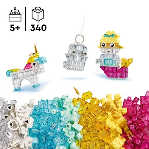 Classic Magiczny zestaw z przezroczystymi klockami 11040 LEGO 1 sztuka