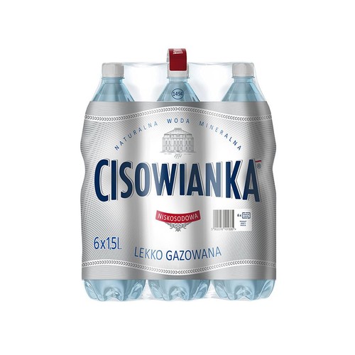 Woda lekko gazowana Cisowianka 6 x 1,5 l