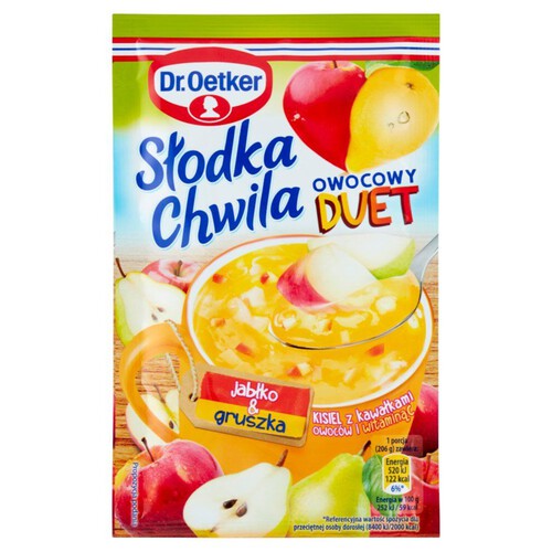 Kisiel słodka chwila jabłko gruszka z dodatkiem witaminy C Dr. Oetker 31.5 g