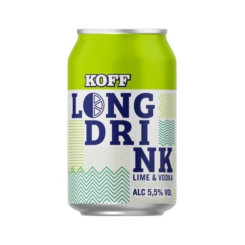 Drink alkoholowy Lime Vodka alk. 5,5% obj. KOFF 330 ml