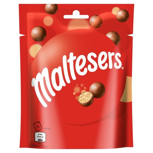 Draże z lekkim chrupiącym środkiem  Maltesers 93 g
