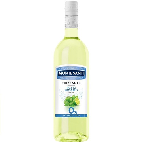 Wino bezalkoholowe białe Mojito Moscato alk. do 0,5% obj. Monte Santi 750 ml