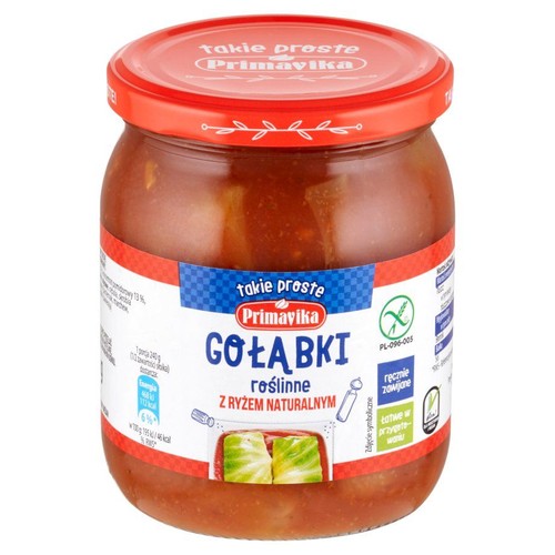 Gołąbki wegetariańskie w sosie pomidorowym Primavika 480 g